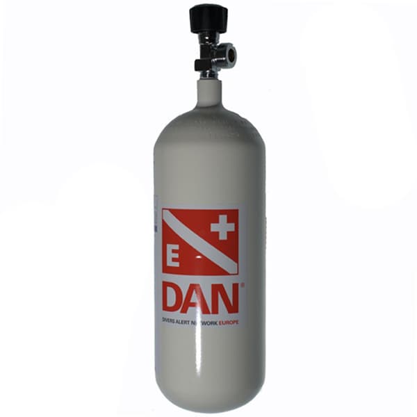DIN 477 Medizinische Sauerstoffflasche (leer)